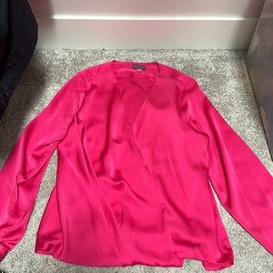 Vince Camuto M size hot pink blouse.